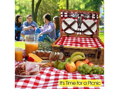 سلة نزهة لتناول الشاي بعد الظهر سلات صغيرة بالجملة على الطراز الإيطالي