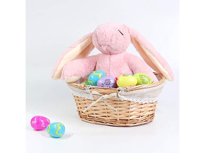 حقيبة نزهة خوصية كبيرة لشخصين سلال صغيرة بأغطية قابلة للطي خارجية