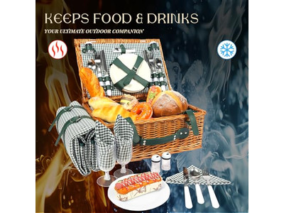 مجموعة سلة نزهة صغيرة للأطفال من الخيزران دائرية للجدار 5