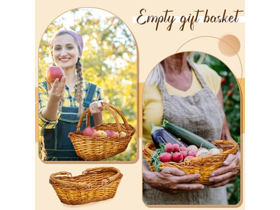 سلال نزهة صغيرة بأغطية 30 سم سلة روطان قابلة للطي خارجية