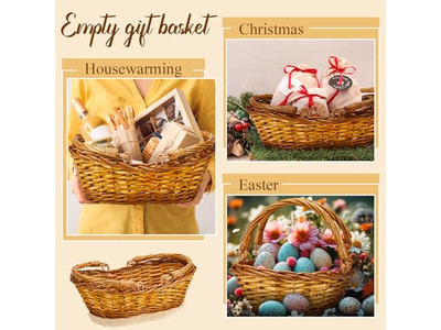 سلال نزهة صغيرة بأغطية 30 سم سلة روطان قابلة للطي خارجية