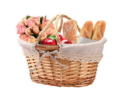 سلة نزهة وطاولة حقيبة شاطئ شبكية قابلة للطي معدنية من الخيزران فيتنام