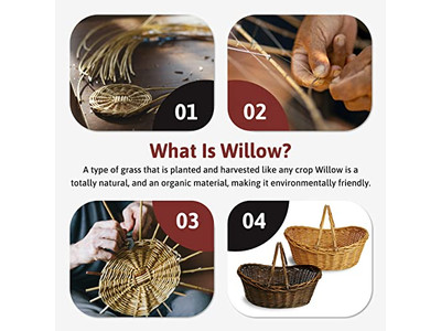 سلة نزهة مع طاولة قابلة للطي لأربعة أشخاص للطعام بغطاء منسوج إنجليزي قديم