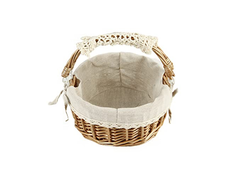 سلة نزهة مع طاولة محمولة ورف تخزين جلدي للخبز بدون حد أدنى للطلب الأفضل