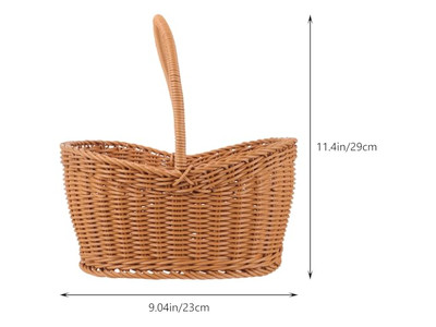 سلة نزهة للاستيراد والتصدير بتغليف مخطط مع مبرد وغطاء خشبي