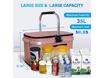 سلة نزهة بأحزمة جلدية للإفطار سلات عتيقة للبيع