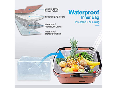 سلة نزهة بأحزمة جلدية للإفطار سلات عتيقة للبيع