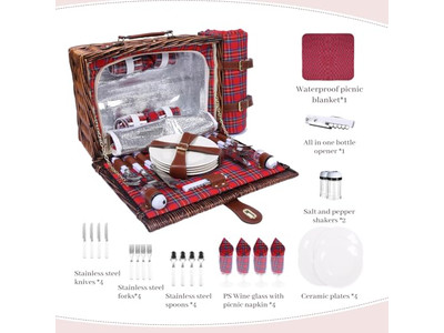 سلة تسوق نزهة بلاستيكية دائرية مع غطاء مبرد مخصص للمطبخ والمستودع