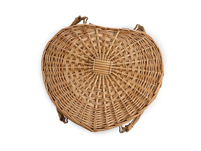 سلة نزهة مستطيلة من الخوص وحقائب ظهر من زهرة الماء للهدايا