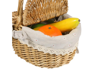 سلة نزهة خيزرانية مع طاولة اشترِ بالقرب مني التسوق عبر الإنترنت صغيرة للأطفال